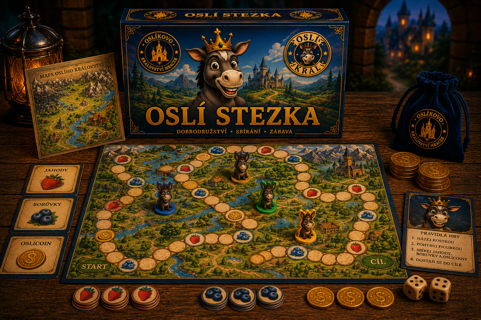 Interaktivní Oslí stezka s úkoly